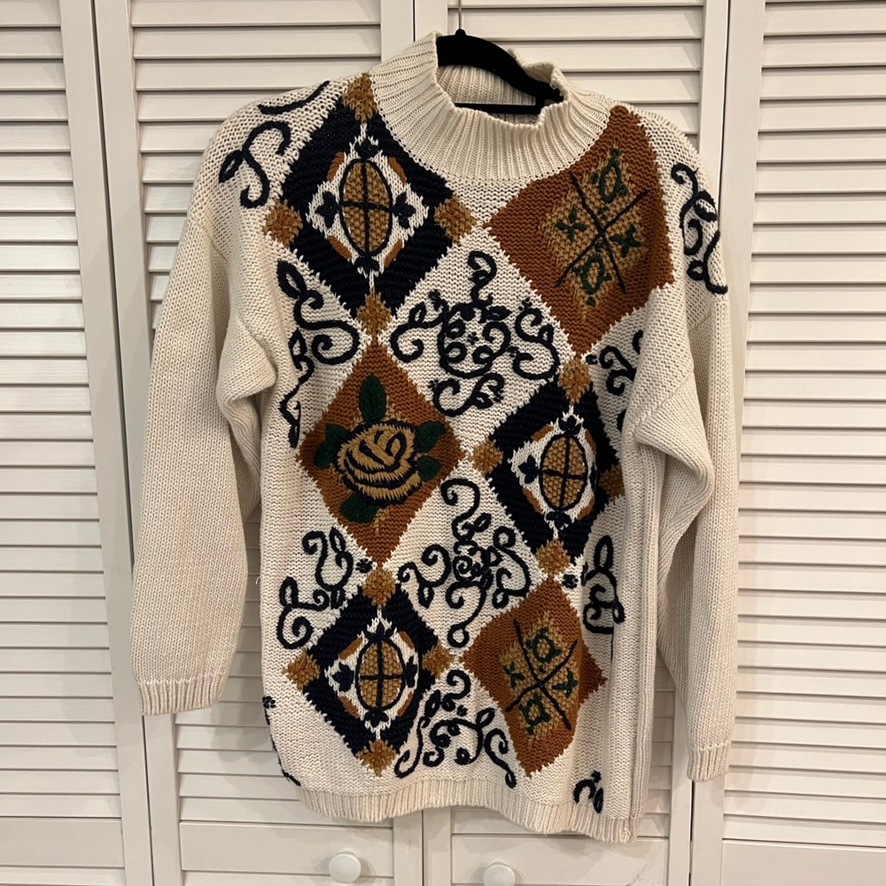 Abstract Vintage Sweater